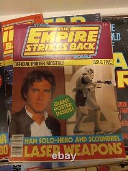 15 Vintage Star Wars Comics, Magazines Empire Strikes Back +More From 1980s