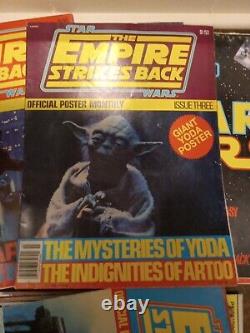 15 Vintage Star Wars Comics, Magazines Empire Strikes Back +More From 1980s