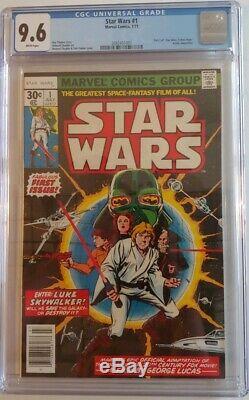 1977 Marvel Star Wars #1 CGC 9.6 WHITE PAGES PRISTINE SLAB