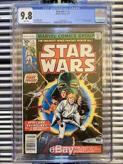 1977 Marvel Star Wars #1 CGC 9.8 White Pages
