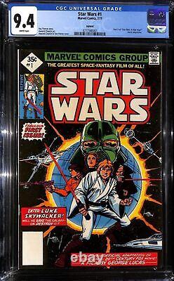1977 Marvel Star Wars #1 Cgc 9.4 Nm Wp. 35 Cent Reprint 1st Darth Vader Of Rare