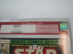 1977 Marvel Star Wars #1 Comics Graded Cgc 9.0 Vf/nm Off-white To White Pages