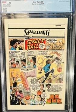 1977 Marvel Star Wars Comic Issue #1 EYE APPEAL White Pages Graded CGC 9.8