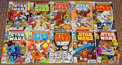 1977 Marvel Star Wars Movie Comics 1-107 Collection 90-issue Fn Lot #42,49,68,81