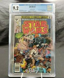 1977 Star Wars #2 35 Cent Variant CGC 9.2 NM- Highest Grade on Ebay Marvel. 35