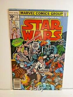 1977 Star Wars #2 First Print Marvel Comic Disney / Luke, Princess Leah HOT