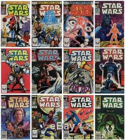 1977 Star Wars Comic Book Lot #1-107 Vintage Marvel Full Set 107 Comics