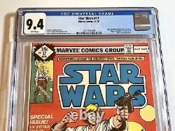 1978 Marvel STAR WARS #17 RARE WHITMAN VARIANT Luke Skywalker GRADED CGC 9.4
