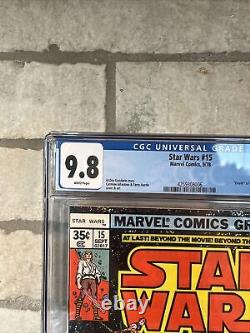 1978 Marvel Star Wars #15 Death Of Crimson Jack & Jolli Cgc 9.8 White