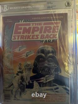 1980 Star Wars Marvel Comics Super Spec #16 Signed David Prowse Darth Vader BAS