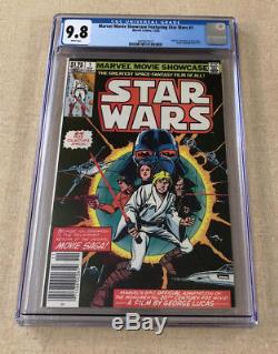 1982 Marvel Movie Showcase Star Wars #1 Cgc 9.8 Nm+ 1/13 White Pages Comic Book
