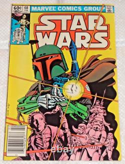 1983 MARVEL COMICS STAR WARS #68 FN+ NEWSSTAND 1st MANDALORIAN BOBA FETT COVER