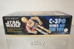 1998 OSAKA TIN TOY STAR WARS REBEL ALLIANCE C-3PO WIND UP ROBOT With ORIGINAL BOX