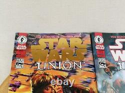 1999 Star Wars Union Dark Horse 1-2-3-4 Lot Gold Foil Wedding of Skywalker