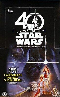 2017 Topps Star Wars 40th Anniversary Hobby Box Blowout Cards