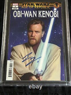 2019 Star Wars Age of Republic Obi-Wan Kenobi #1 CBCS 9.6 Ewan McGregor SIGN 2019 Star Wars Age of Republic Obi-Wan Kenobi #1 CBCS 9.6 Ewan McGregor SIGN