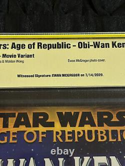 2019 Star Wars Age of Republic Obi-Wan Kenobi #1 CBCS 9.6 Ewan McGregor SIGN 2019 Star Wars Age of Republic Obi-Wan Kenobi #1 CBCS 9.6 Ewan McGregor SIGN