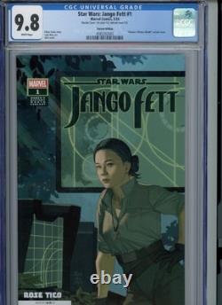 2024 May Marvel Star Wars Jango Fett #1 CGC Graded 9.8 Double Cover Erro