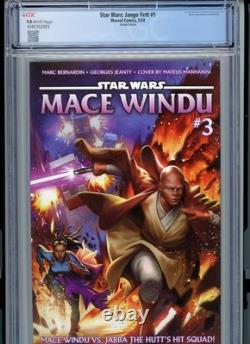 2024 May Marvel Star Wars Jango Fett #1 CGC Graded 9.8 Double Cover Erro