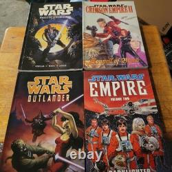25 Star Wars Marvel Comic TPB Lot Includes Volumes from Various Comic Titles