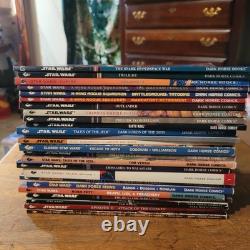 25 Star Wars Marvel Comic TPB Lot Includes Volumes from Various Comic Titles
