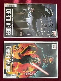2 Signed Star WarsDarth Vader#1(Marvel, 2020) Michael Del Mundo 1100 Variant