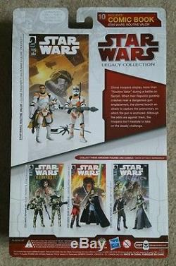 2 Star Wars Comic Packs #10 Clone Trooper/ CT Lt, #11 Ulic Qel-Droma, Exar Kun