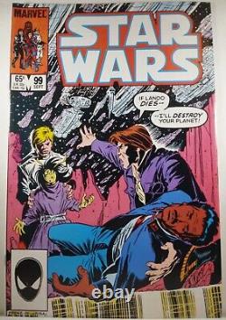 5x COPIES STAR WARS #99 VF MARVEL COMICS 1985 Han Solo LUKE SKYWALKER Lando