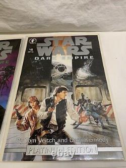 6 Star Wars Dark Empire Platinum Edition Comics #1-2-3-4-5-6 Dark Horse 1993