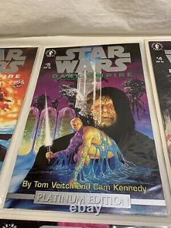 6 Star Wars Dark Empire Platinum Edition Comics #1-2-3-4-5-6 Dark Horse 1993