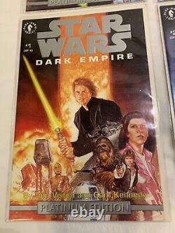 6 Star Wars Dark Empire Platinum Edition Comics #1-2-3-4-5-6 Dark Horse 1993