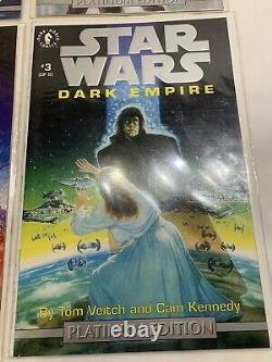6 Star Wars Dark Empire Platinum Edition Comics #1-2-3-4-5-6 Dark Horse 1993