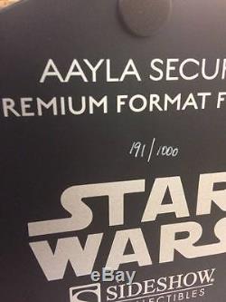 Aayla Secura Star Wars Sideshow Premium Format Pf Statue Jedi Ltd 1000 Rare