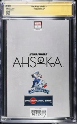 Ahsoka #1 JTC GalaxyCon Variant CGC SS 9.8 Signed by Rosario Dawson