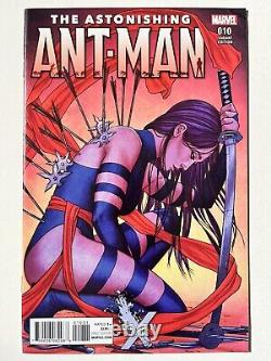 Astonishing Ant-man 10 Variant Nm- 2016 Jenny Frison Psylocke Death Of X