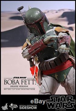 BOBA FETT Deluxe Hot Toys/Sideshow 12 Figure Star Wars/Return of the Jedi