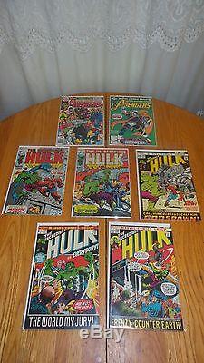 Bronze Key Comic Books Vf+ Lot Hulk 122 158 Star Wars #1 Avengers 196 Thor 337