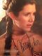 Carrie Fisher Signed Star Wars Celebration Ii Princess Leia 8x10 Withcoa Autograph