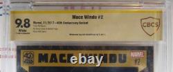 CBCS 9.8 ADI GRANOV SIGNED MACE WINDU #2 STAR WARS 40TH ANNV VARIANT 2017 cgc CBCS 9.8 ADI GRANOV SIGNED MACE WINDU #2 STAR WARS 40TH ANNV VARIANT 2017 cgc