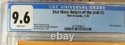 CGC 9.6 RETURN OF THE JEDI #2 NEWSSTAND? EMPEROR PALPATINE Star Wars 1983