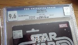 CGC 9.6 Star Wars #1 Luke Skywalker B&W SKETCH ACTION FIGURE VARIANT RRP, V RARE