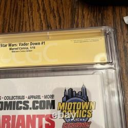 CGC 9.6 Star Wars Vader Down #1 Signed Jeremy Bulloch Signature Bobe Fett Wow