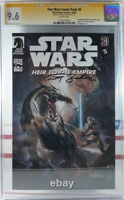 CGC 9.6 TIMOTHY ZAHN SIGNED STAR WARS HEIR TO THE EMPIRE #5 Comic Pack THRAWN CGC 9.6 TIMOTHY ZAHN SIGNED STAR WARS HEIR TO THE EMPIRE #5 Comic Pack THRAWN