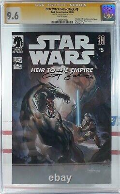 CGC 9.6 TIMOTHY ZAHN SIGNED STAR WARS HEIR TO THE EMPIRE #5 Comic Pack THRAWN CGC 9.6 TIMOTHY ZAHN SIGNED STAR WARS HEIR TO THE EMPIRE #5 Comic Pack THRAWN