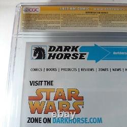 CGC 9.6 TIMOTHY ZAHN SIGNED STAR WARS HEIR TO THE EMPIRE #5 Comic Pack THRAWN