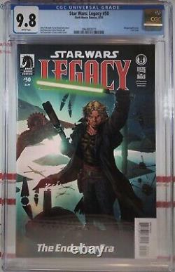 CGC 9.8 NM/MT STAR WARS LEGACY #50? LAST ISSUE Luke Skywalker Mandalorian