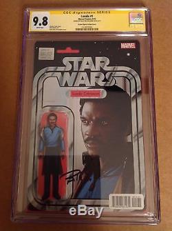 CGC 9.8 SS Star Wars Lando #1 Action Figure Variant signed by Billy Dee Williams