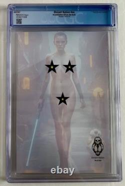 CGC 9.8 Star Wars Cosplay Rey Deviant Nation NAUGHTY cover Limited 100 Virgin Ed