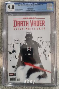 CGC 9.8 Star Wars Darth Vader Black, White & Red #1 (Kaare Andrews 125)
