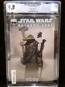 CGC 9.8 Star Wars Galaxy's Edge # 1 110 Variant 1st Appearance Dak-Ondar